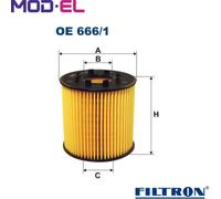 OIL FILTER OE 666/1 FOR RENAULT LAGUNA/II/Grandtour ESPACE/III/IV TRAFIC/Bus