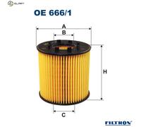 FILTRON OE 666/1 Oil filter