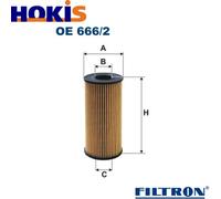 OIL FILTER OE 666/2 FOR RENAULT LATITUDE MEGANE/III/Grandtour/Hatchback/CC 2.0L