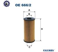FILTRON OE 666/2 Oil filter