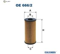FILTRON OE 666/2 Oil filter