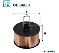 FILTRON OE 666/3 Oil filter