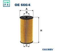 FILTRON OE 666/4 Oil filter