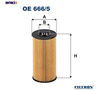FILTRON OE 666/5 Oil filter