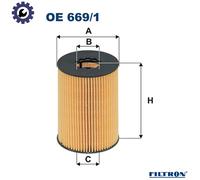 FILTRON OE 669/1 Oil filter