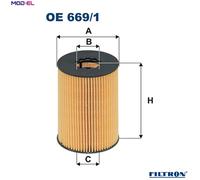 Fits FILTRON OE 669/1 OIL FILTER.MOVANO 3.0CDTI 04- UK Stock