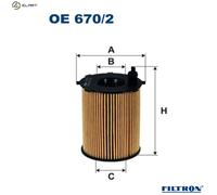 FILTRON OE 670/2 Oil filter
