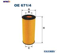 Oil filter FILTRON OE 671/4 for AUDI A5 (8T3) 3.0 2011-2017