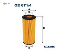 OIL FILTER OE 671/4 FOR VW AUDI A4/S4/Convertible A5/S5/Sportback Q5/SUV/Van A8