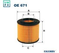 FILTRON OE 671 Oil filter