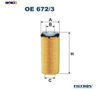 FILTRON OE 672/3 Oil Filter for BMW