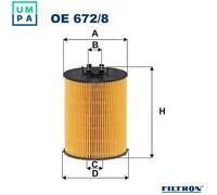 FILTRON OE 672/8 Oil filter