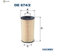 FILTRON OE 674/2 Oil filter