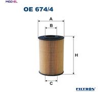 FILTRON OE 674/4 Oil filter