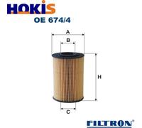 FILTRON OE 674/4 Oil filter