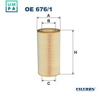 FILTRON OE 676/1 Oil filter