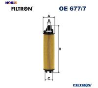 Filtron Oil Filter OE 677/7 – Fits Mercedes A, GLE, Vito, CLS, Sprinter