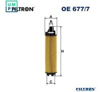 Filtron Oil Filter OE 677/7 – Fits Mercedes A, GLE, Vito, CLS, Sprinter