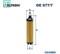 OIL FILTER OE 677/7 FOR MERCEDES-BENZ GLE VITO/Mixto/Van/Tourer CLS SPRINTER