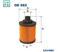 FILTRON OE 682 Oil filter