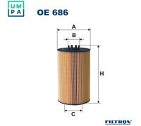 FILTRON OE 686 Oil filter