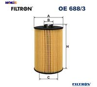 OIL FILTER OE 688/3 FOR SKODA KAMIQ KAROQ OCTAVIA/III/Combi/IV SUPERB SCALA 2.0L