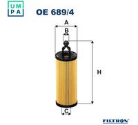 FILTRON OE 689/4 Oil filter