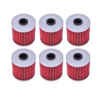 Oil Filter Oil Filter Fit For Honda NC700 NC 700S NC750 NC750S NC750X NC750J Vultus CRF1000 Africa Twin 1000 Inline Fuel Filter(6pcs Red)
