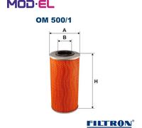 OIL FILTER OM 500/1 FOR KAMAZ 4311445141532055321553228532295411555111 10.8L