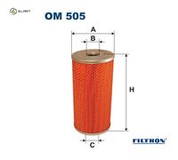OIL FILTER OM 505 FOR DAF MAN DKD/DKDL1160 11.6L 6cyl SBD 2146 HM 1 U 9.7L 6cyl