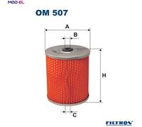 Filtron Oil Filter OM 507 - Fits Renault RVI L-3000, LD-3000, Robur; Ford, Volvo, Case IH, MWM