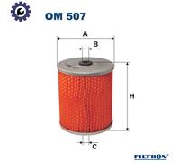Filtron Oil Filter OM 507 - Fits Renault RVI L-3000, LD-3000, Robur; Ford, Volvo, Case IH, MWM