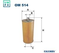 OIL FILTER OM 514 FOR MERCEDES-BENZ OM421.909/905/906 11.0L 6cyl NG 12.8L 8cyl