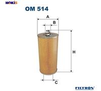 OIL FILTER OM 514 FOR MERCEDES-BENZ OM421.909/905/906 11.0L 6cyl NG 12.8L 8cyl