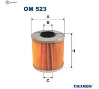 OIL FILTER OM 523 FOR BERTONE BMW BMW 161 E1 1.6L 4cyl FREECLIMBER 2 M42B18 1.8L