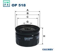 FILTRON OP 518 Oil filter