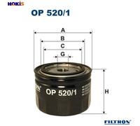 FILTRON OP 520/1 Hydraulic Filter, automatic transmission for ALPINE,ARO