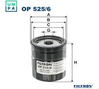 FILTRON OP 525/6 Oil Filter for VW