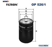 Filtron Oil Filter OP 526/1 - Fits Audi, Jaguar, Land Rover, SEAT, VW