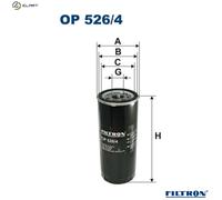 Filtron Oil Filter OP 526/4 - Fits Audi V8, A6 C4/Avant, A6 C5 - 077115561