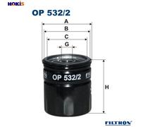 OIL FILTER OP 532/2 FOR BESTURN TOYOTA MAZDA ROADSTER/III MPV/Mk TRIBUTE/SUV X80