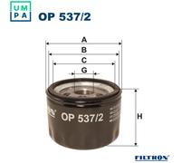 FILTRON OP 537/2 Oil filter
