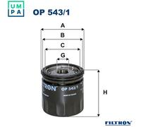 FILTRON OP 543/1 Oil filter