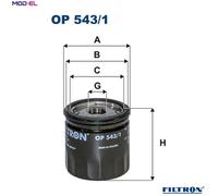 FILTRON OP 543/1 Oil filter