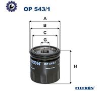✅Fits FILTRON OP 543/1 OIL FILTER ⭐UK Seller⭐