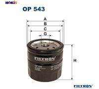 FILTRON OP 543 Oil filter