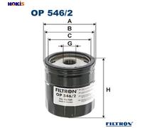 OIL FILTER OP 546/2 FOR FORD AUSTRALIA MONDEO/Hatchback/Wagon FORD USA 2.0L 4cyl