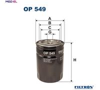 OIL FILTER OP 549 FOR AC LEXUS FERRARI 365/GT/2+2/GTS/4/DAYTONA/GTB/4 400/i 3.0L