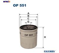 FILTRON OP 551 Oil filter