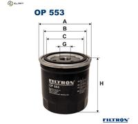 Filtron Oil Filter OP 553 – Fits Peugeot 104 0.9 (1979-1983)